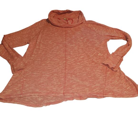 Sonoma Size 2X/3X Cowl Neck Heathered Pink Active Sweatshirt FLAW - Picture 1 of 8